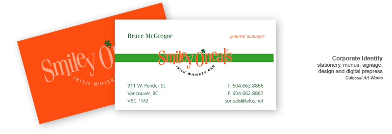 smiley business cards